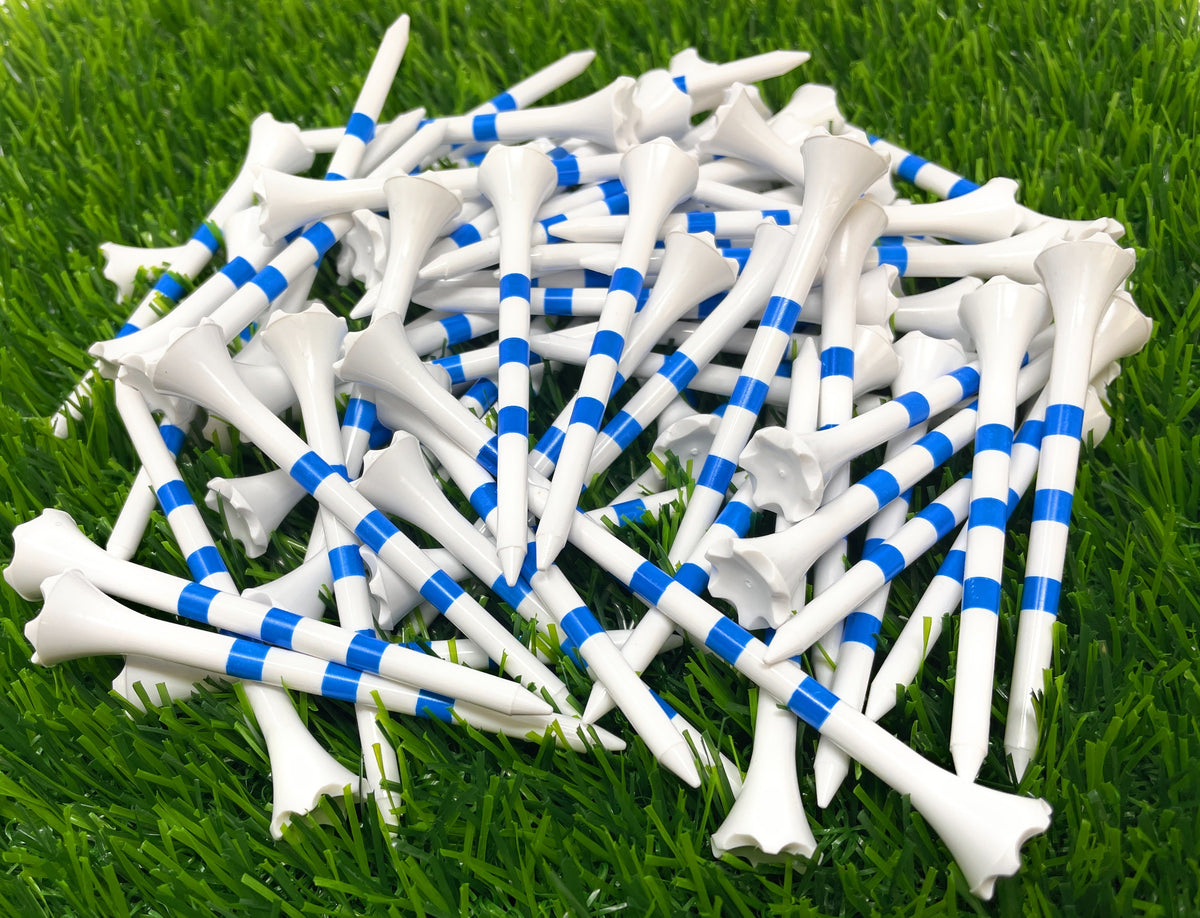 NorthPointe Blue Stripe Golf Tees: Style and Precision on the Course
