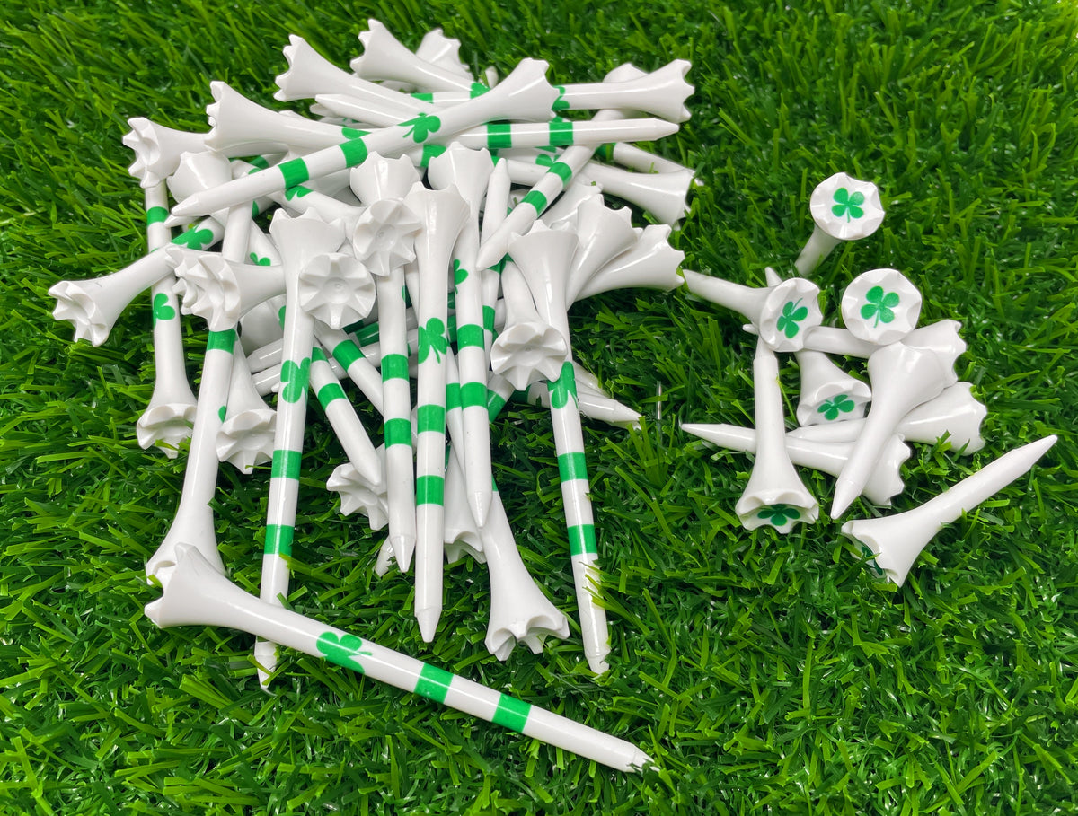 Golf Tees Plastic Combo Length Pack of 50 Includes (40 Count) 3 ¼” Plastic Golf Tees