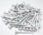 NorthPointe Plastic Golf Tees – 2 ¾” inch Classic Solid White - 100 Golf Tees Plastic in Bulk