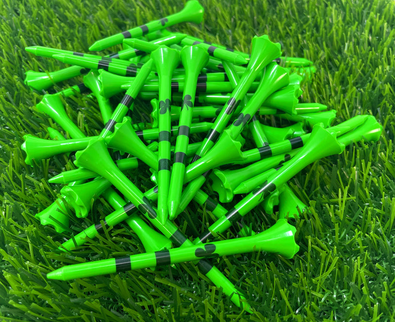 3 1/4 Neon Plastic Golf Tees – Highly Visible Bright Colors - Easy to Find Neon Golf Tees Plastic in Bulk