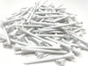 NorthPointe Plastic Golf Tees – 3 ¼” Classic Solid White - 100 Golf Tees Plastic in Bulk