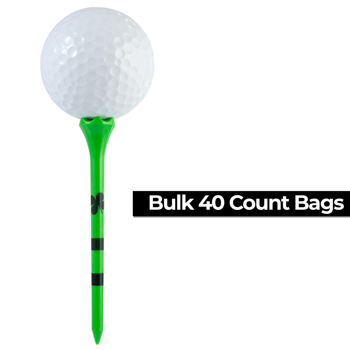3 1/4 Neon Plastic Golf Tees – Highly Visible Bright Colors - Easy to Find Neon Golf Tees Plastic in Bulk