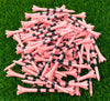 Pink Golf Tees Plastic 3 ¼” - 100 Plastic Golf Tees in Bulk